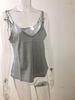 2025 European & American Women's V-neck Hot Stamping Camisole - Casual Sexy Spring/Summer Vest