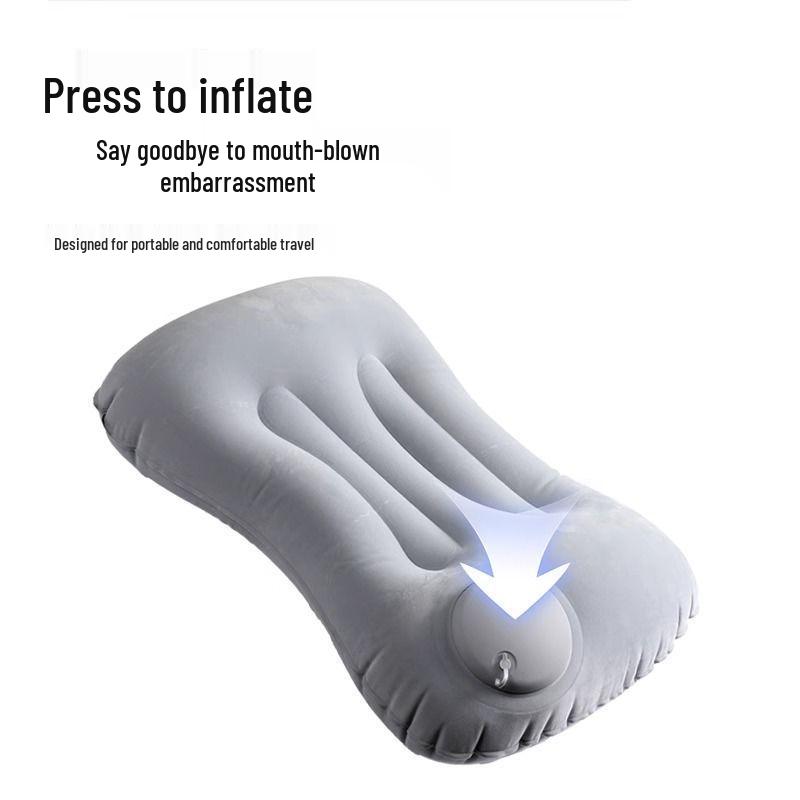 Tragbare aufblasbare Rückenlehne und Nackenstütze Reisekissen für Erwachsene