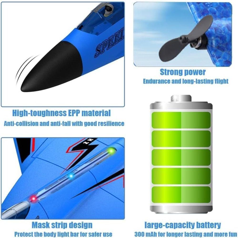 Foam 2.4ghz Rc Remote Control Fighter Plane ZY-530 Rc Plane Creativity Remote Control Fighter Jet