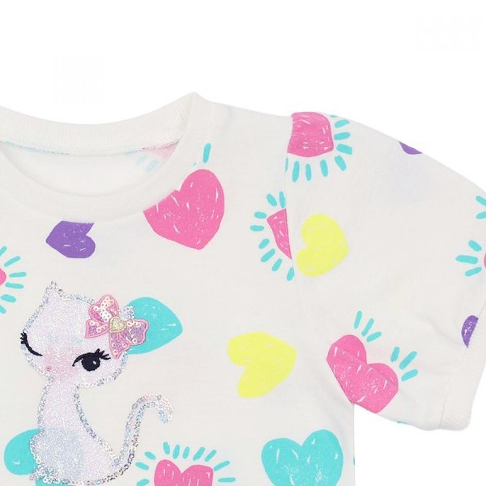 Wh French Cat Print Setup Ts  Q52dkt311 