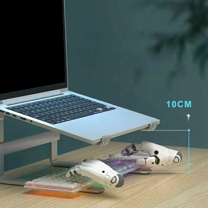 Aluminium Alloy Laptop Holder Stand Portable Foldable Desktop Bracket Support Stand For Tablet Laptop Desktop Holder