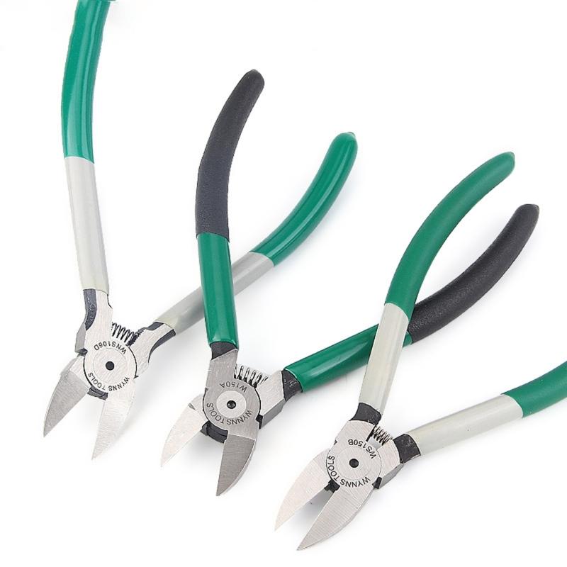 5/6/7inch Diagonal Pliers Side Cutting Nipper Electronic Wire Cutters Outlet Mini Scissors Models Hand Tool Shears