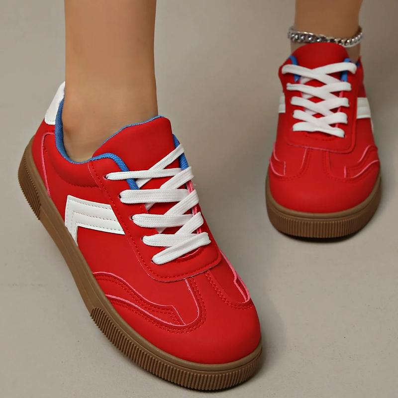 New Spring / Autumn Large Women's Casual Shoes Versatile Student Sports Single Shoes Women's Flat Shoes 36-42