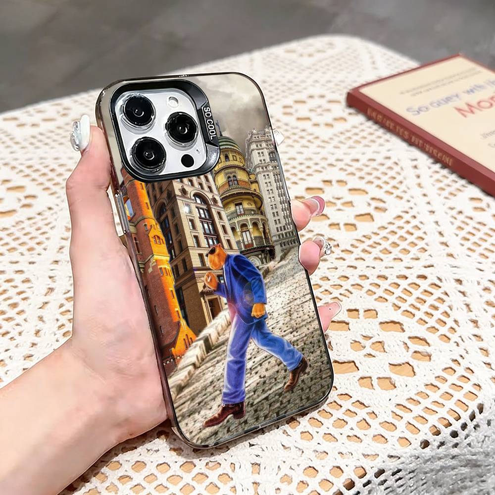 Cigarette-Brand Camel   Phone Case For iPhone 17,16,15,14,13,12,11 Plus,Pro Max,XS,Colored silver phone case