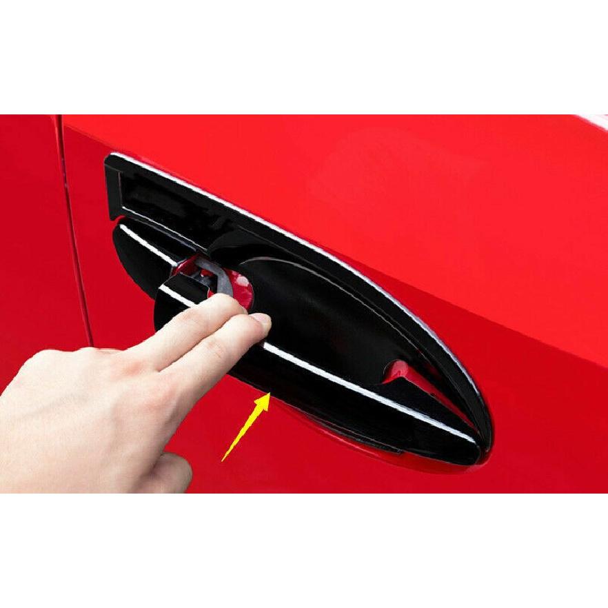 For Mazda 6 Atenza 2014-2016 Gloss Black Exterior Outside Door Handle Cover Trim