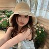 Large Edge Summer Lace Sun Hat Wide Brim Panama Cap French-style Straw Hat  Outdoor Travel