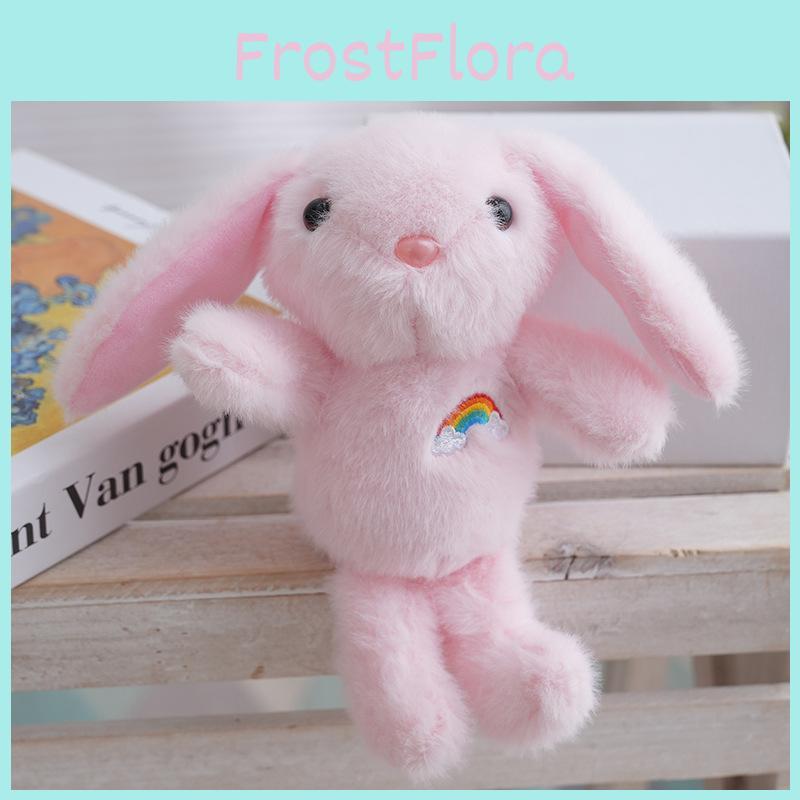 Toy Rabbit Plush Cartoon Animal Doll Keychain Backpack Pendant Gift Holiday
