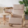 Nordic Korean Style Rocking Recliner: Folding Leisure Nap & Reading Chair Combo.