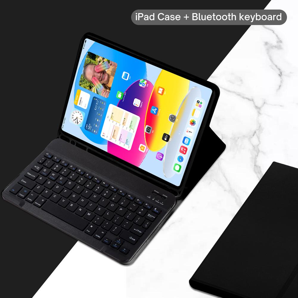 

Keyboard Case for iPad 11th Gen (A16) 11 lnch ,Detachable Keyboard for iPad 10th Gen 10.9 lnch with Pencil Holder iPad 10.9(11)-inch&English