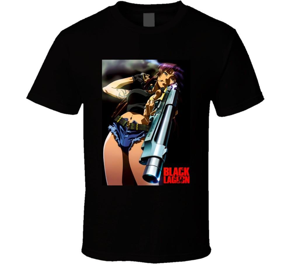Black Lagoon Anime TV Show Poster Cool Fan T Shirt