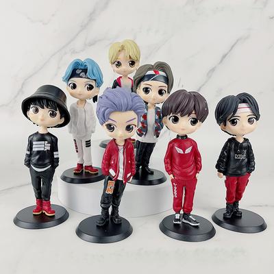 Kawaii Bangtan Boys zabawki figurki z pcv grupy ARMIA lalki prezent dla fanów dziewcząt