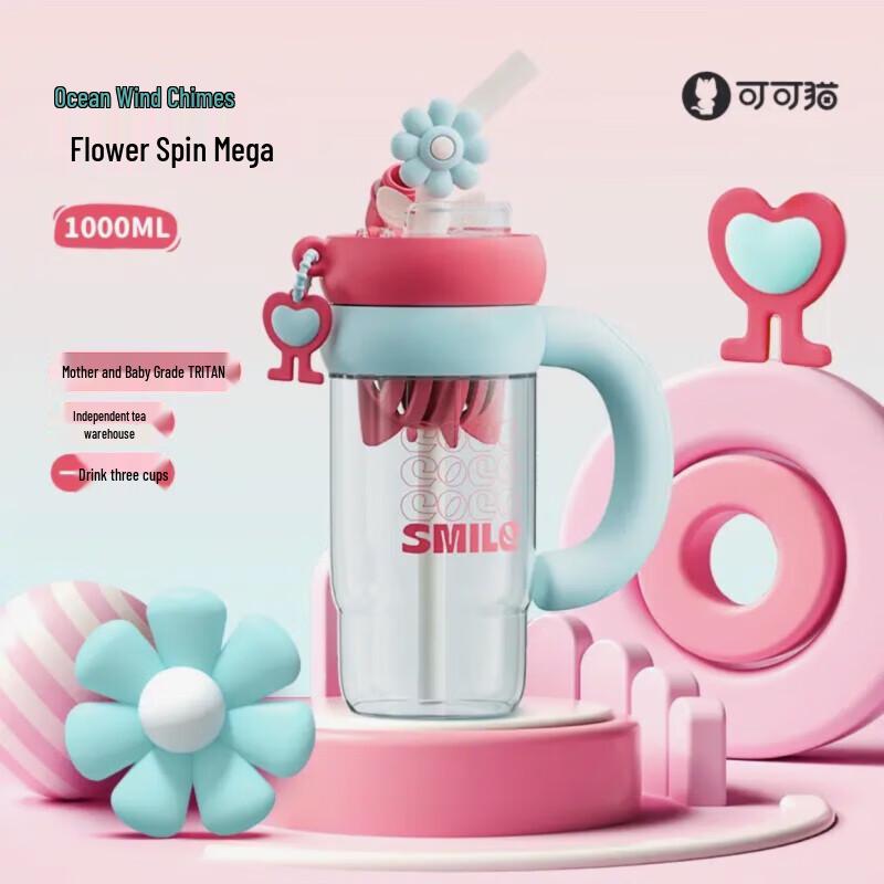 

COCO Flower Rotating Handle Water Bottle