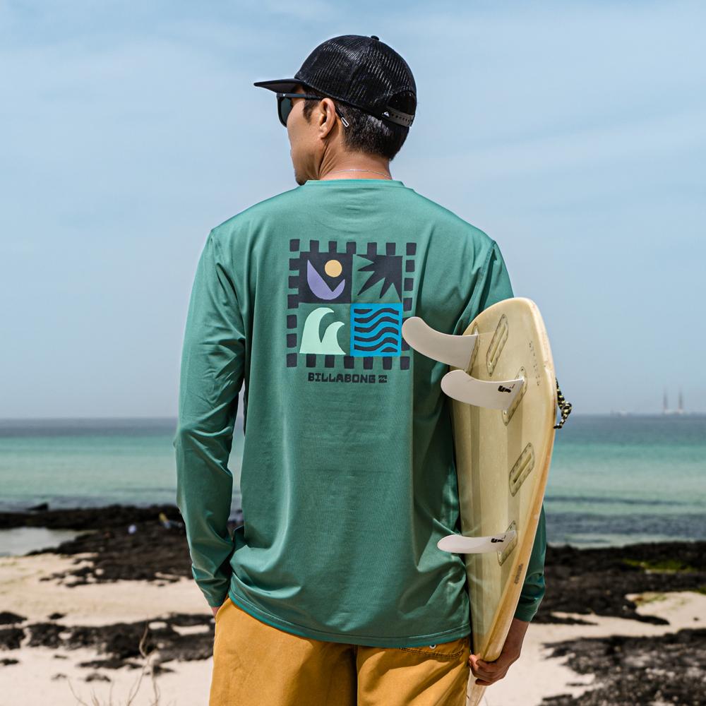 BILLABONG Men'S Loose Fit Rash Guard Bb1048Lmt