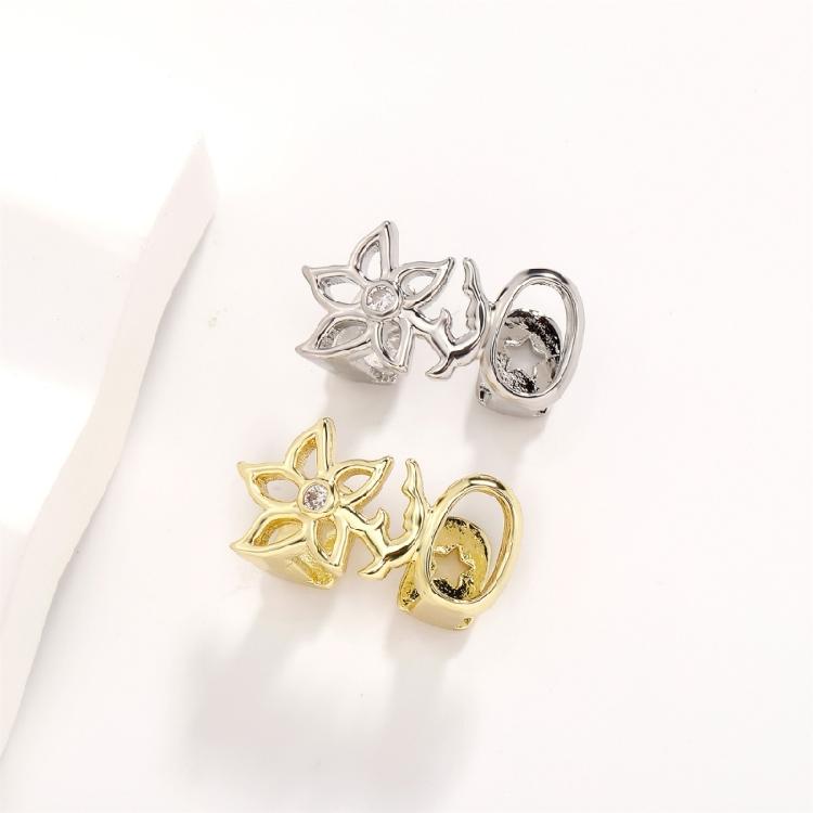 Unique Hollow Flower Designs Teeth Fashion Accessories Decoration Portable for Enhancing Your Fashion Statement Pieces