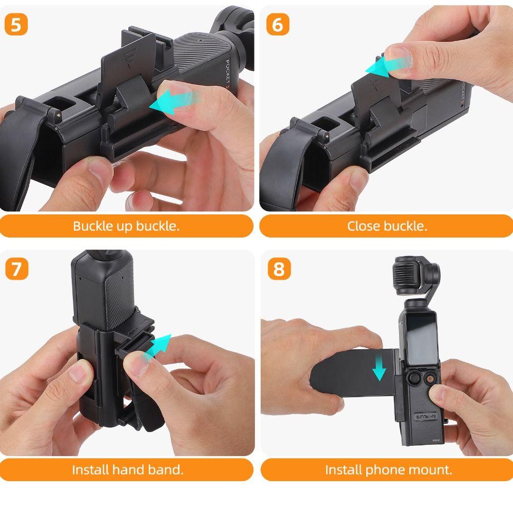 Anti-Drop Expansion Bracket Adapter Handheld Stand for DJI Osmo Pocket 3 Camera Accessories