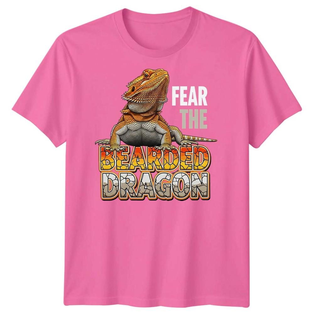 Fear The Bearded Dragon Reptiles Animals Mens TShirt