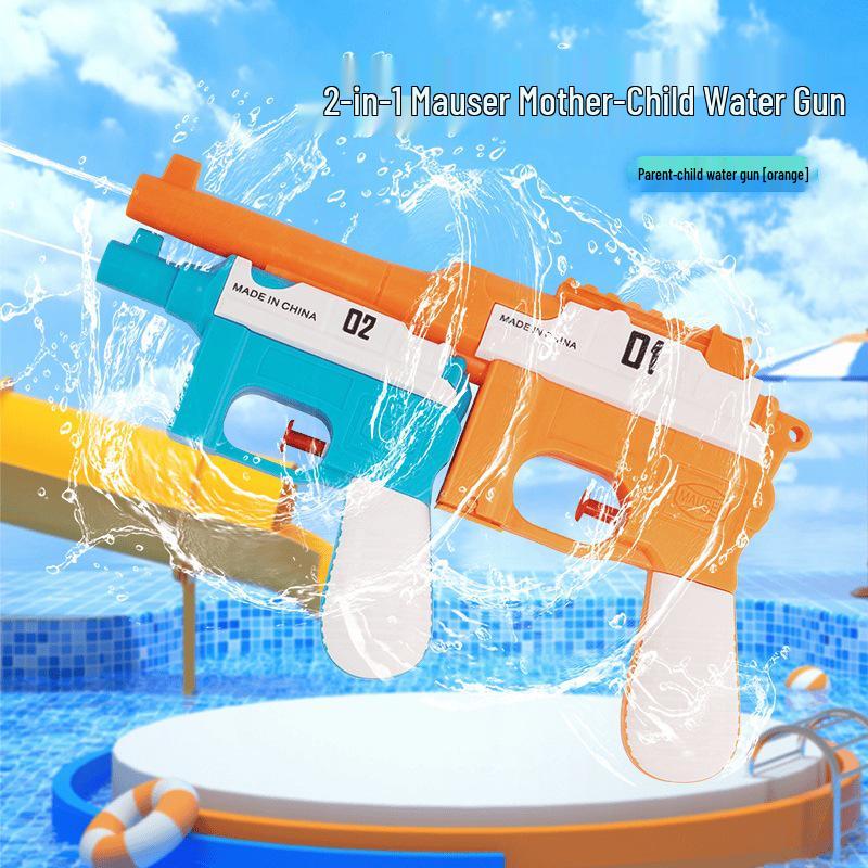 

Трансграничный набор водных пистолетов: Детский пистолет Маузер - Идеально подходит для Сонгкрана и водных боев