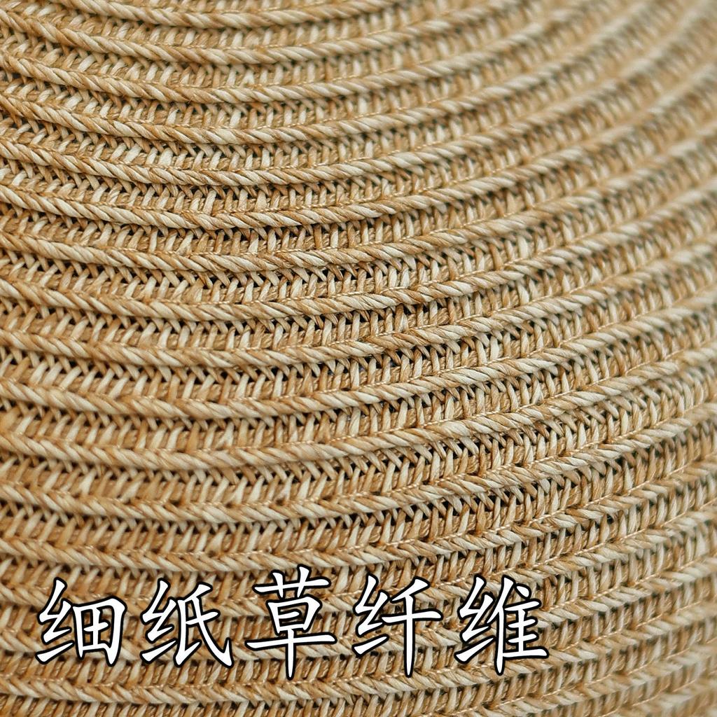 Simple hemming small standard casual straw equestrian hat women's spring and summer travel versatile sunscreen cap