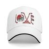 Valentines Day Love Ice Hockey Items Unisex Boys  Sun Baseball Cap Summer Unisex Women  Print Trendy Hunting Camping Snapback Cap