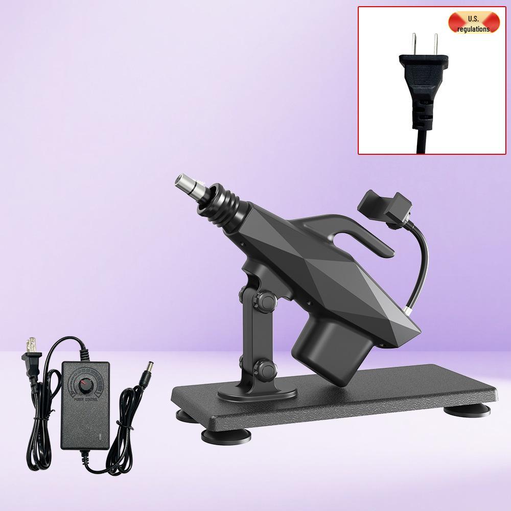 High-Speed Female Vibrator with Suction Cup & Realistic Dildo