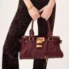 2026 New Autumn/Winter Vintage Versatile Lock Head Bag with Rivet Pillow Bag