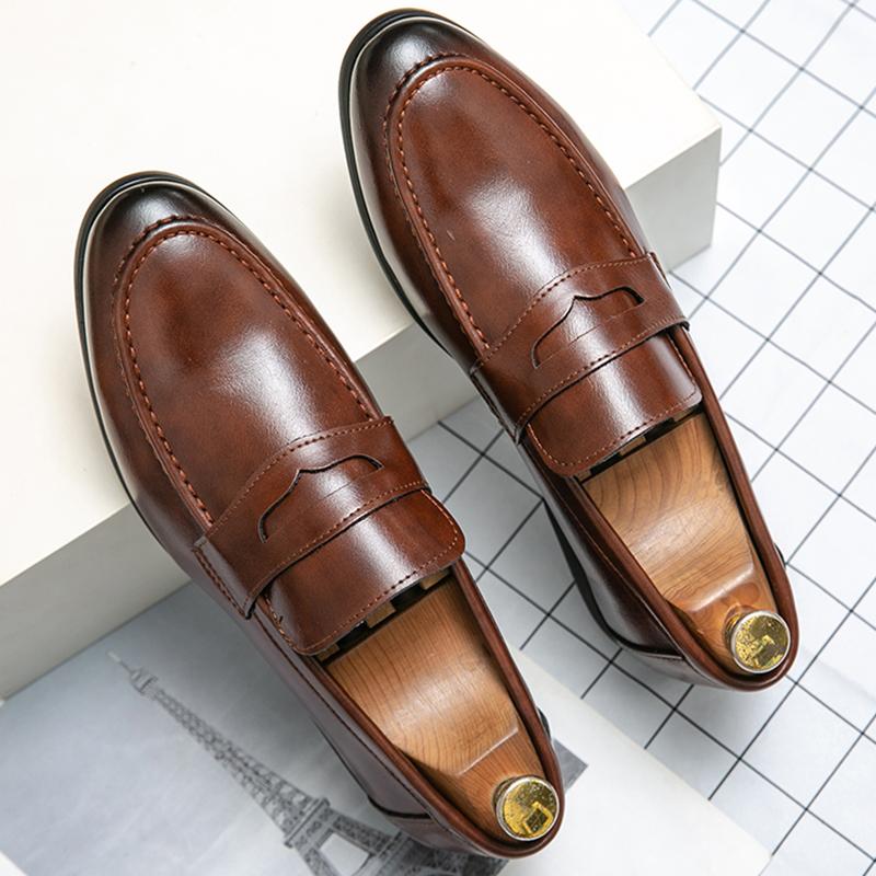 Classic Leather Shoes Men Formal Social Leather Shoes For Men Casual Business Office Loafers Male High Quality Men's Dress Shoes