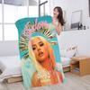 Singer B-becky G Microfiber Blanket Quick Drying Beach Towels Oversized Printing Super Absorbent Pool Towel Blanket