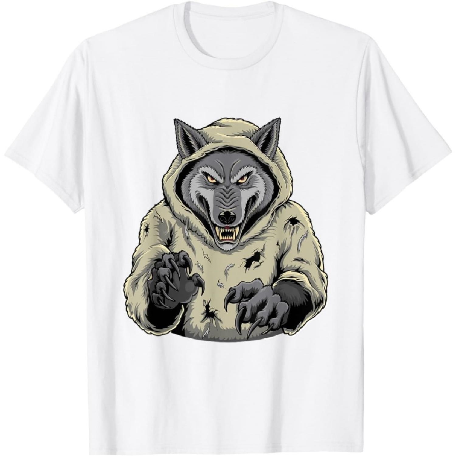 RUJUNMAN Wolf in Sheeps Clothing T-Shirt XXXXXL белый