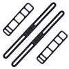 1 Set Fahrräder Silikonband Radfahren Lenkerhalter Halter Elastikband Bandagen Gürtel Fahrräder Licht Ersatzhalterung