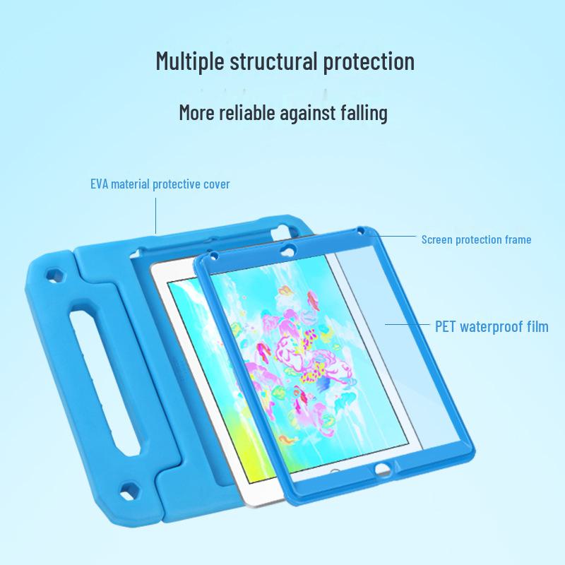 Protective Cover for iPad 10.2, 10.5 inch Air3, and 10.9 inch Children's Tablet with Waterproof Frame - Anti-Fall Shell.