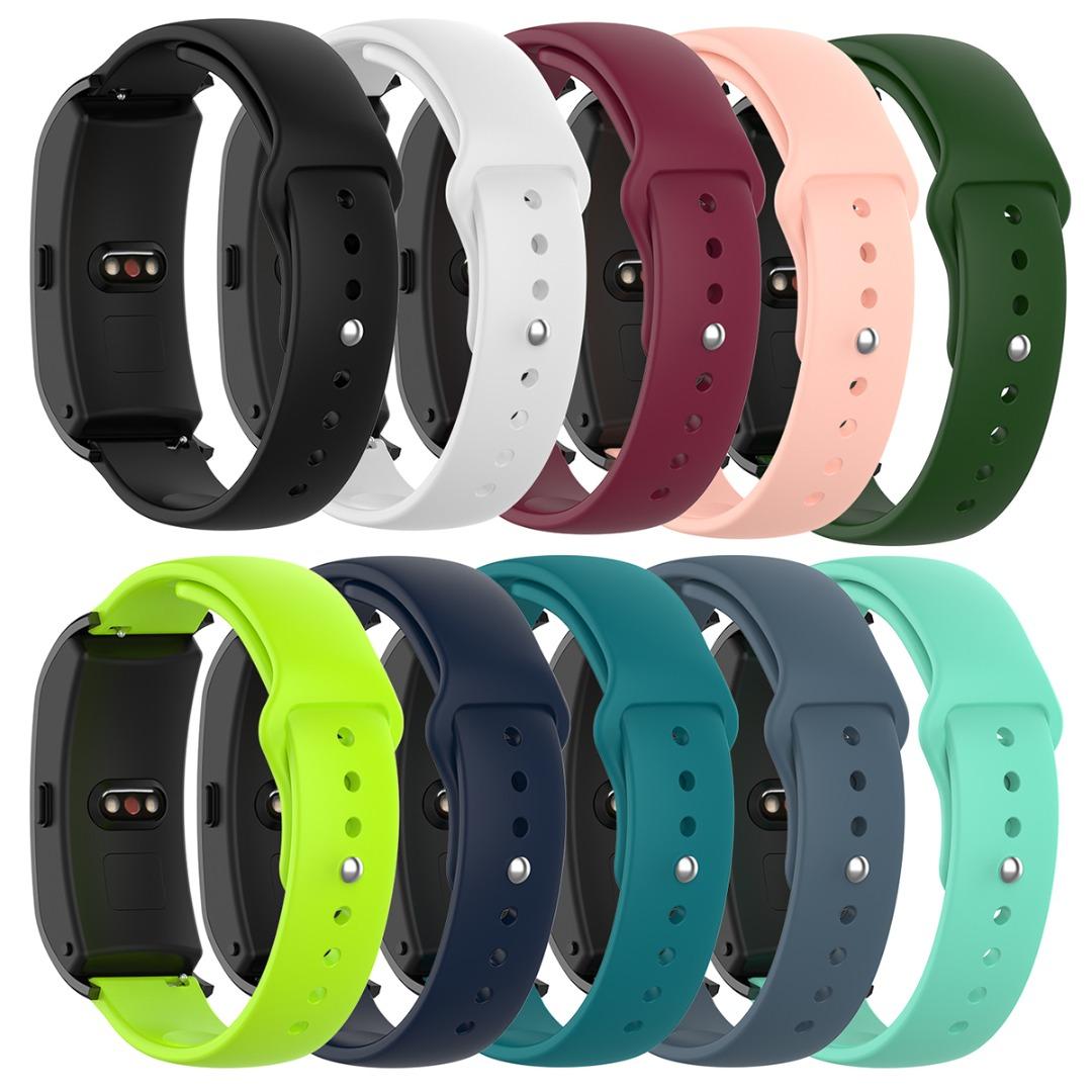 

Malinaisi для Huawei B5/Honor S1/Vivoactive 4s сменный силиконовый ремешок на запястье 18 мм
