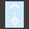 Lace Flower White Tattoo Stickers Long-lasting Butterfly Tattoo Stickers  Women Men