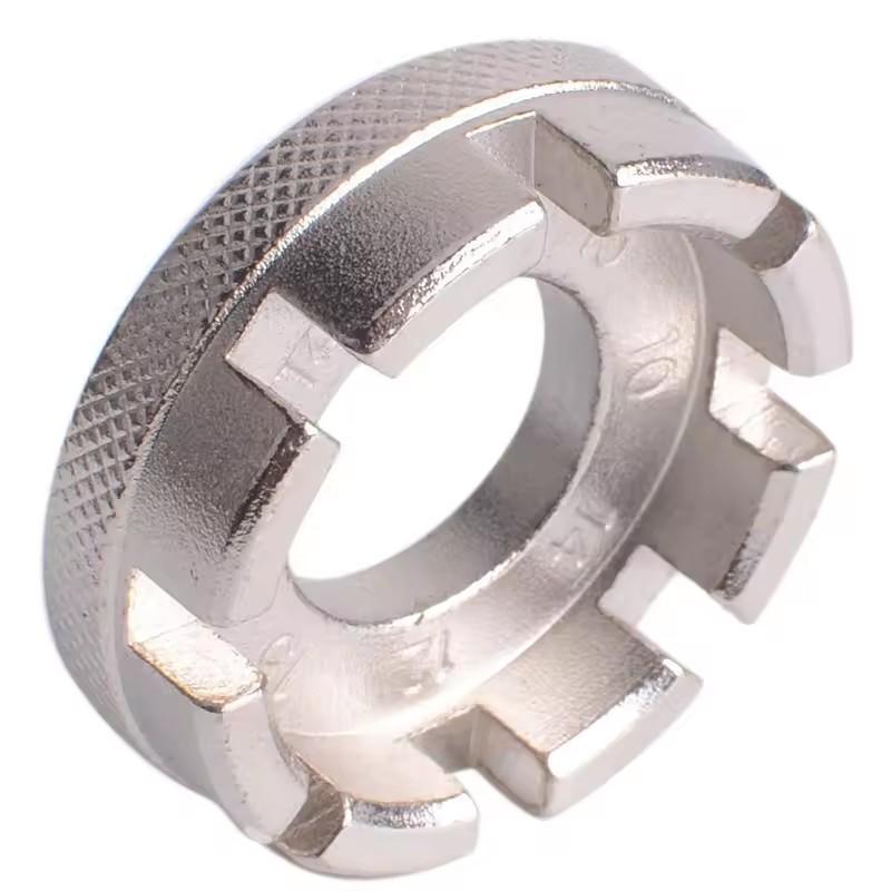 Bike Spoke Wrench Set Wheel Truing Tool Multi-size Spoke Nipple Wrench for Bicycle Mountain Road Bike Maintenance Repair Kit серебряный