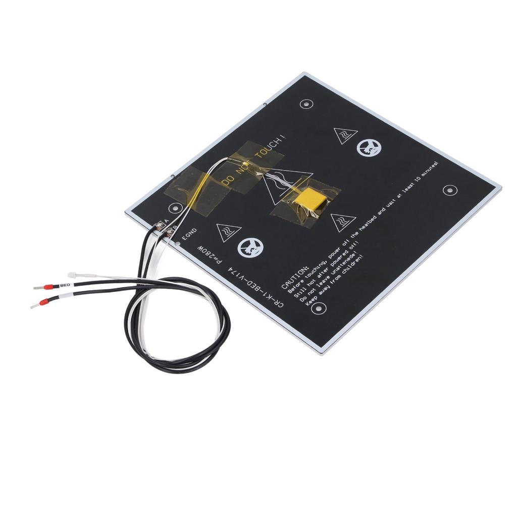 Heizbett-Kit 24V 280W Heizbett Aluminium Heiße Plattform für K1 K1C 3D-Drucker Ersatzteile
