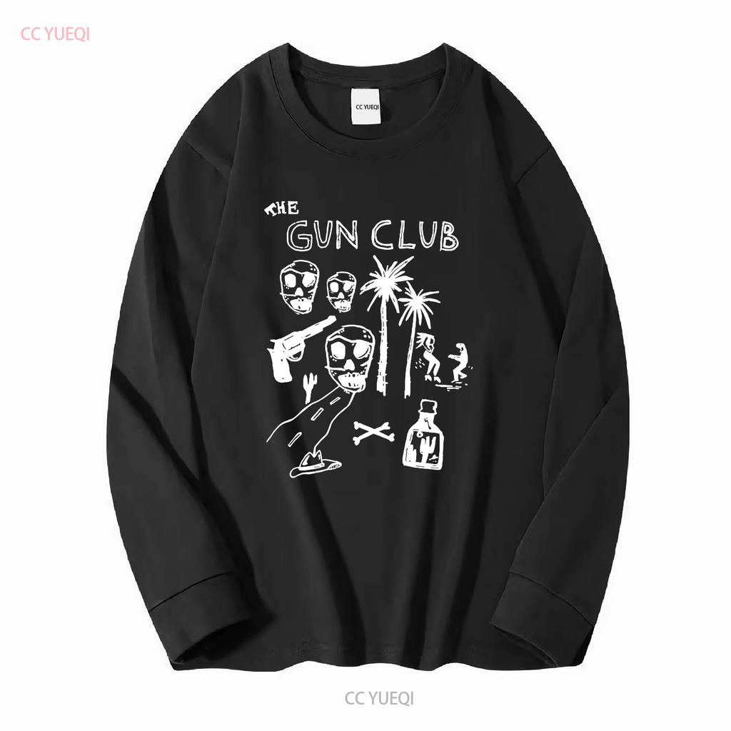 The Gun Club T Shirt Post Punk Band Sh vintage Washed Stretched graphic Unisex fashion Soft Slightly streetwear Casual