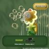 Sunflower Bubble Machine Swing Electric Automatic Bubbles Maker Pomperos Soap Blower Party Outdoor Toys for Kids Gifts