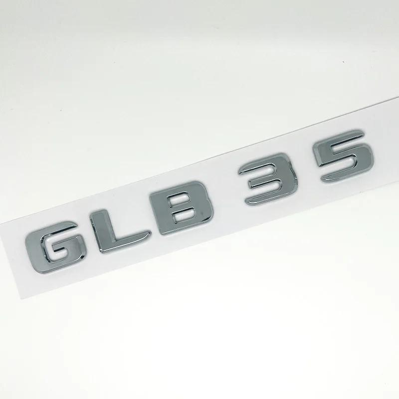 3D ABS Black  GLB35 Letters Turbo 4matic Emblem AMG Badge Car Rear Star Sticker For Mercedes Benz GLB35 X247 Accessories
