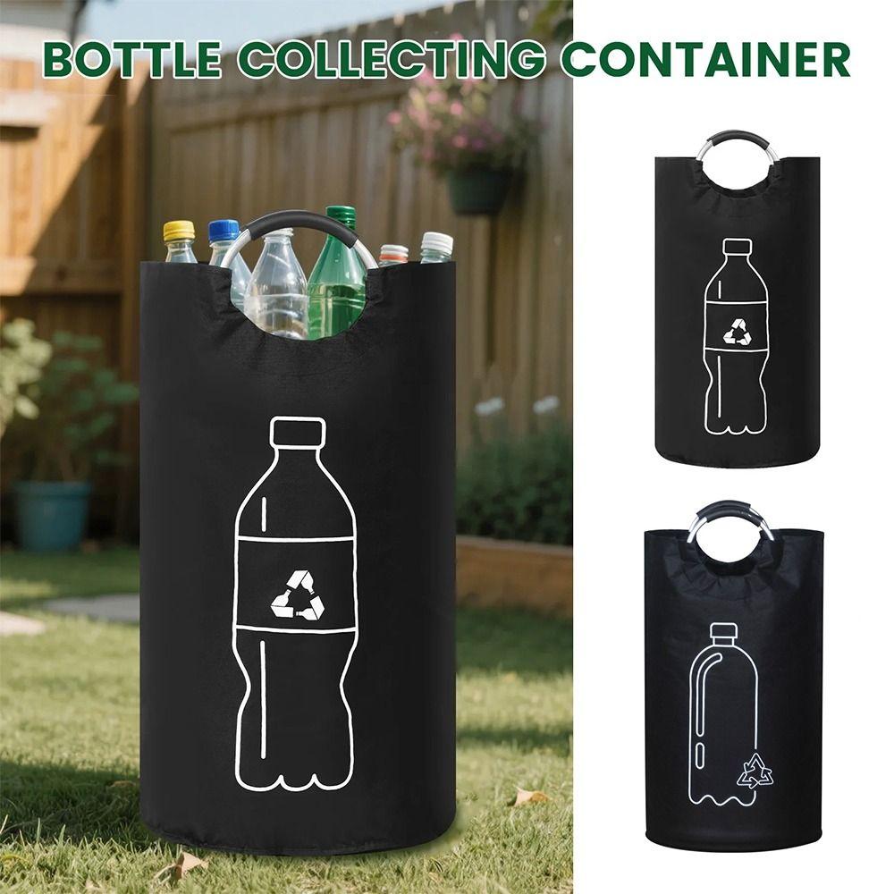 with  Handle Folding Storage Bag 82L Laundry Bin Empty Bottle Storage Basket  Wastewater Collection