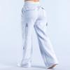 Trendy European and American Cotton Casual Pocket Loose Straight-Leg Pants