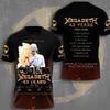 Megadeth 43 let 1983-2026 2026 Konec éry TX 3D LW928