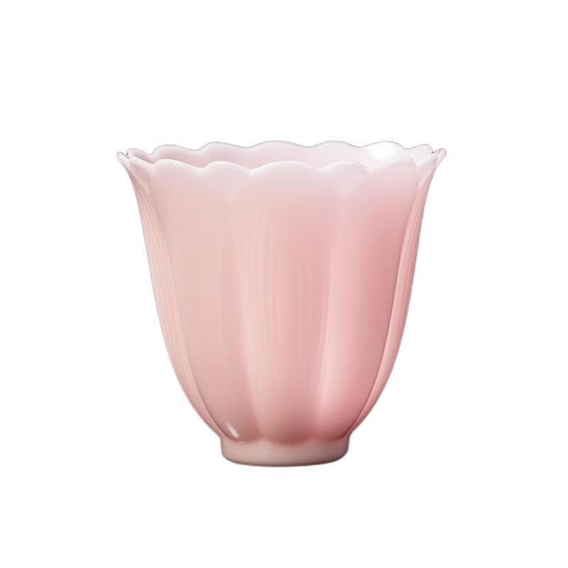 Yunyan Pink Ice-Jade Ceramic Master Tea Cup