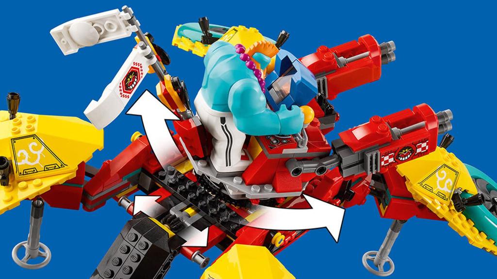 LEGO Monkie Kid Drone Buster 80023 Toy Blocks Gift Airplane for Boys and Girls Ages 10 and Up