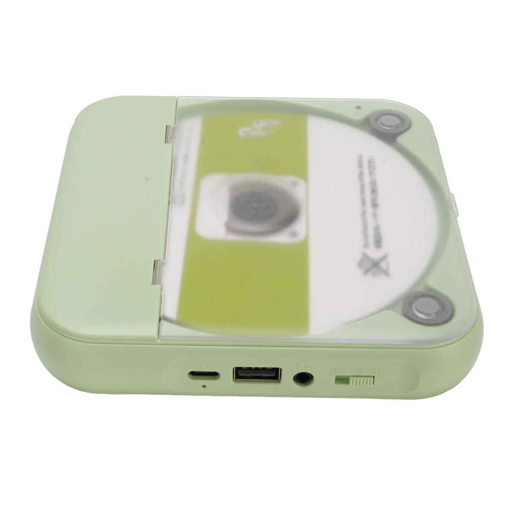 Portable CD Player Bluetooth MP3 Stereo Sound Desktop CD Music Player with Headphone and Sound Cable