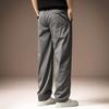High-end American Retro Simple Straight Casual Pants Men's Summer Thin Loose Wide-leg Sports Tooling Splicing Trousers