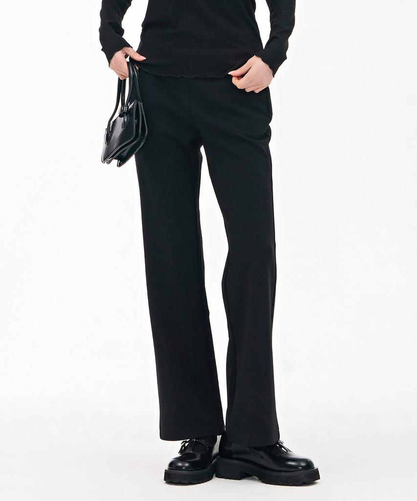 CHASECULT Women'S Bootcut Easyband Pants - Black