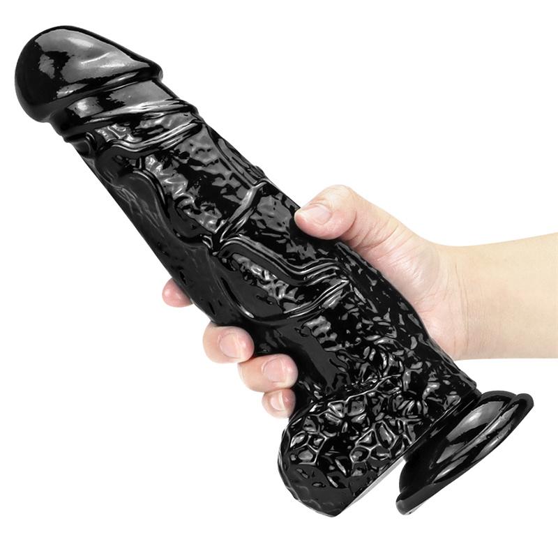 Female Large Size Simulation Dildo Sucker Support Big Private Parts Soft Masturbation Device Anal Plug Fun Adult Products