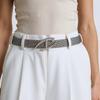 Elegant Rhinestones Studded Women Waist Belt Wide Band For Evening Parties And Casual Outings With Unique Buckles Design