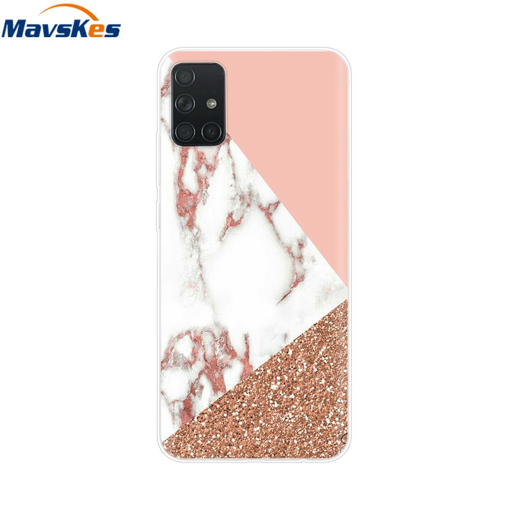 For Samsung Galaxy A51 Case Silicon Transparent Back Cover Phone Case for Samsung Galaxy A71 SM-A715F A515F A 51 71 Cover Fundas