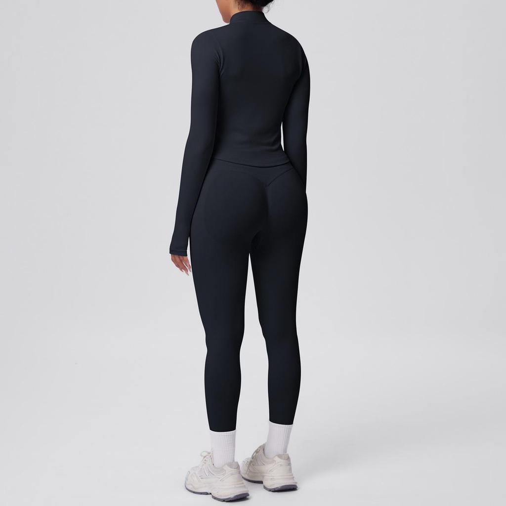 Completo Sportivo & Yoga Senza Cuciture Altamente Elastico Traspirante - Due Pezzi