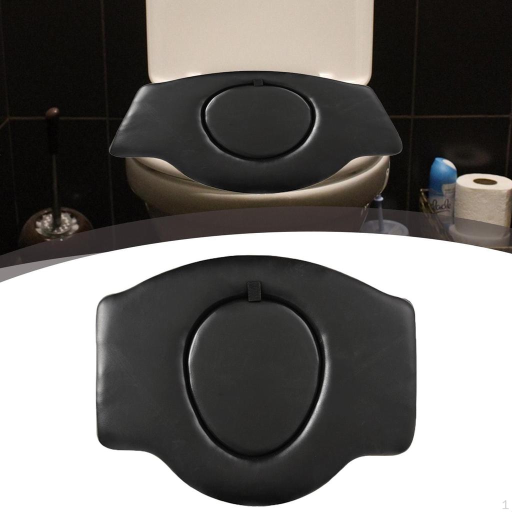 Commode Seat Cushion Chair Pad Easy Installation PU Leather Portable Toilet